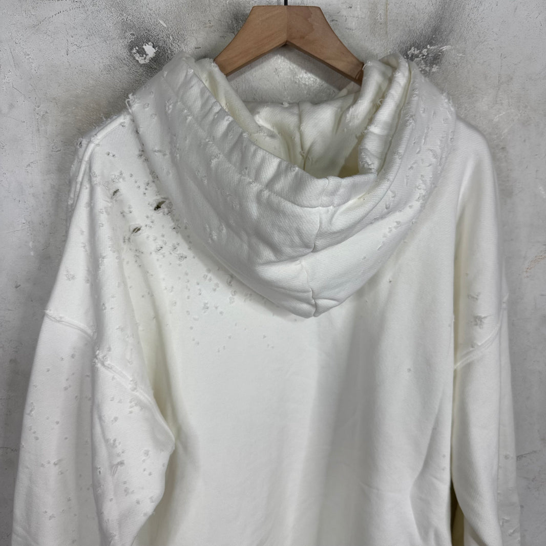 Amiri White Shotgun Hoodie