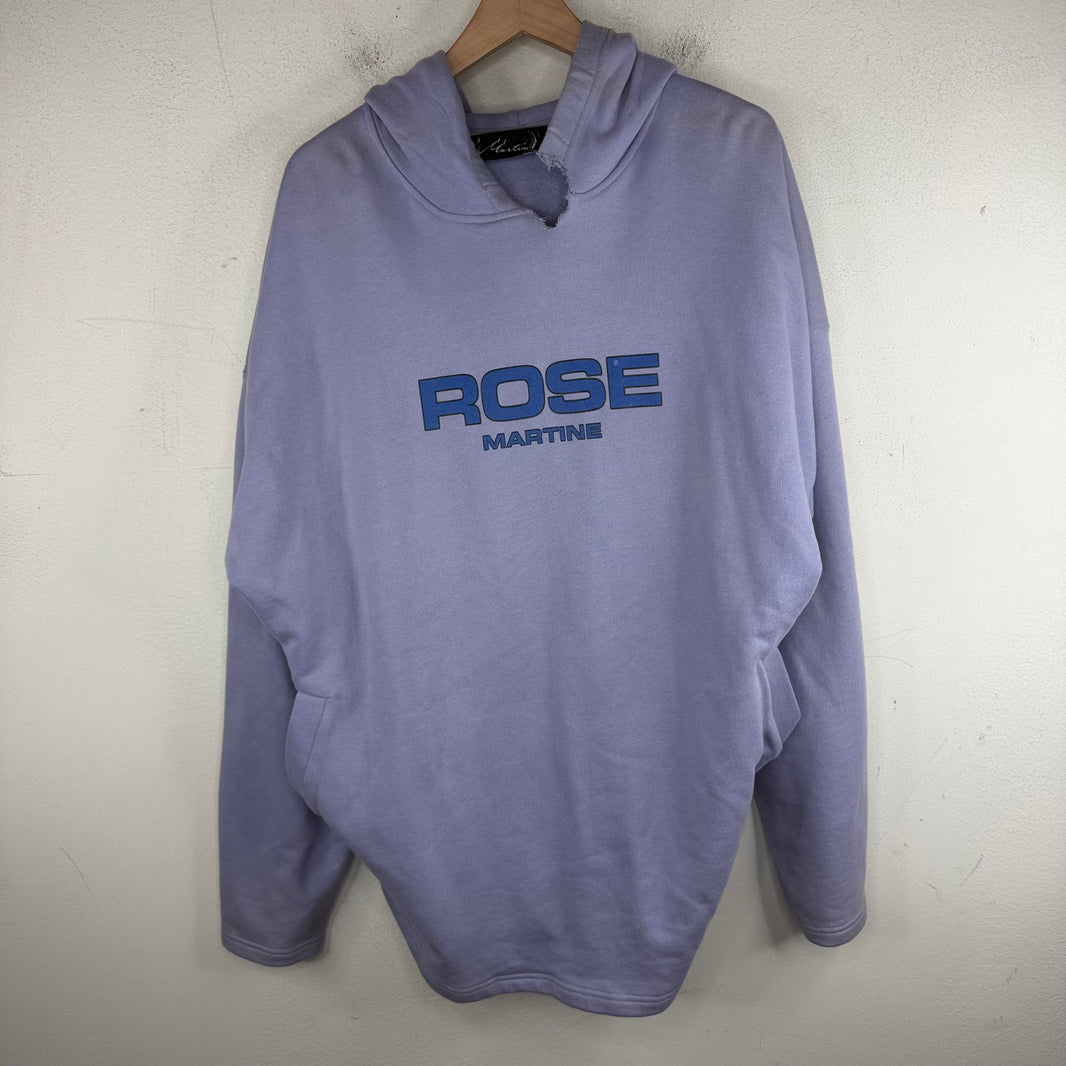 Martine Rose Collapsed Lavender Hoodie