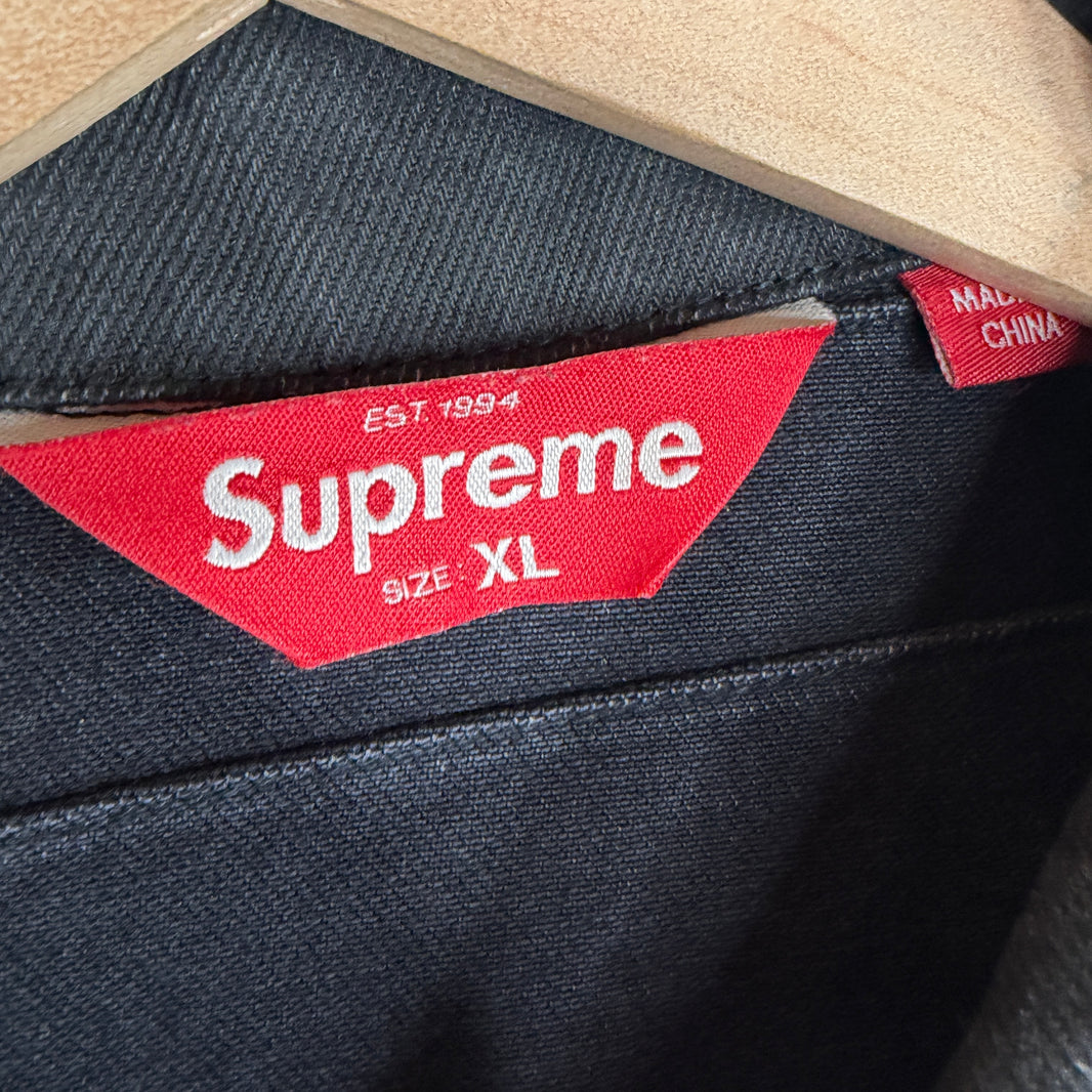 Supreme Black Layered Denim Jacket