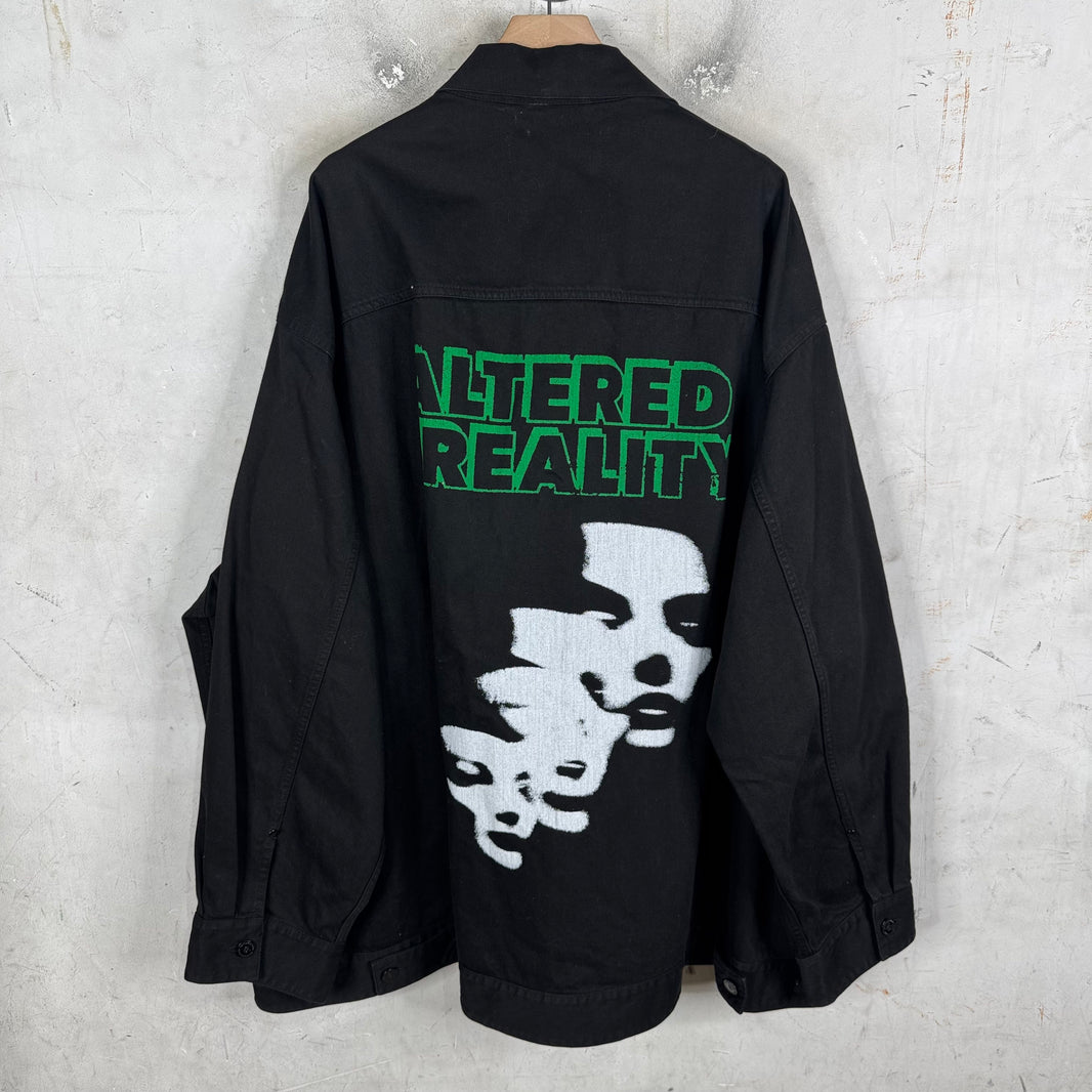 Raf Simons Altered Reality Oversized Trucker Jacket
