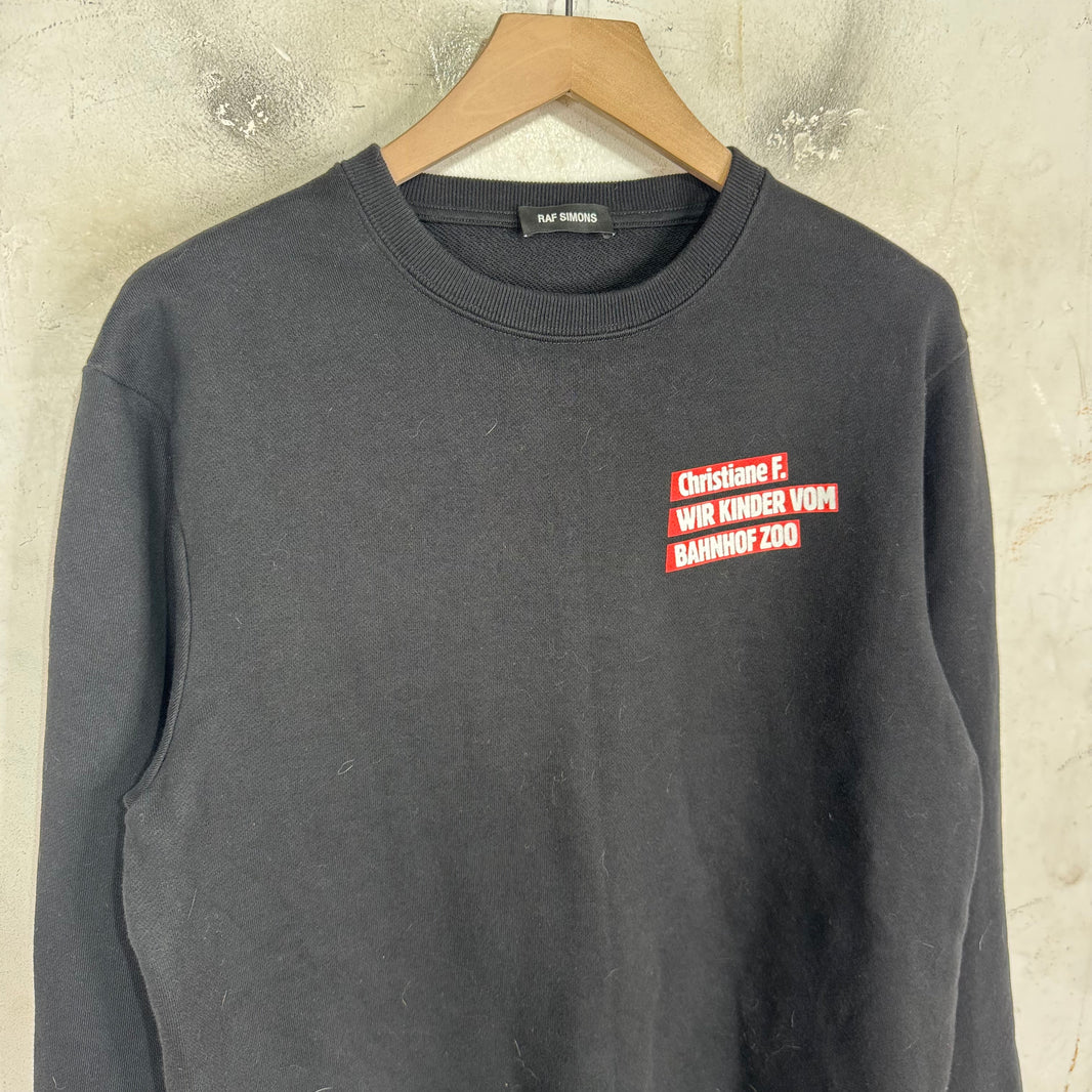 Raf Simons Christiane F Crewneck