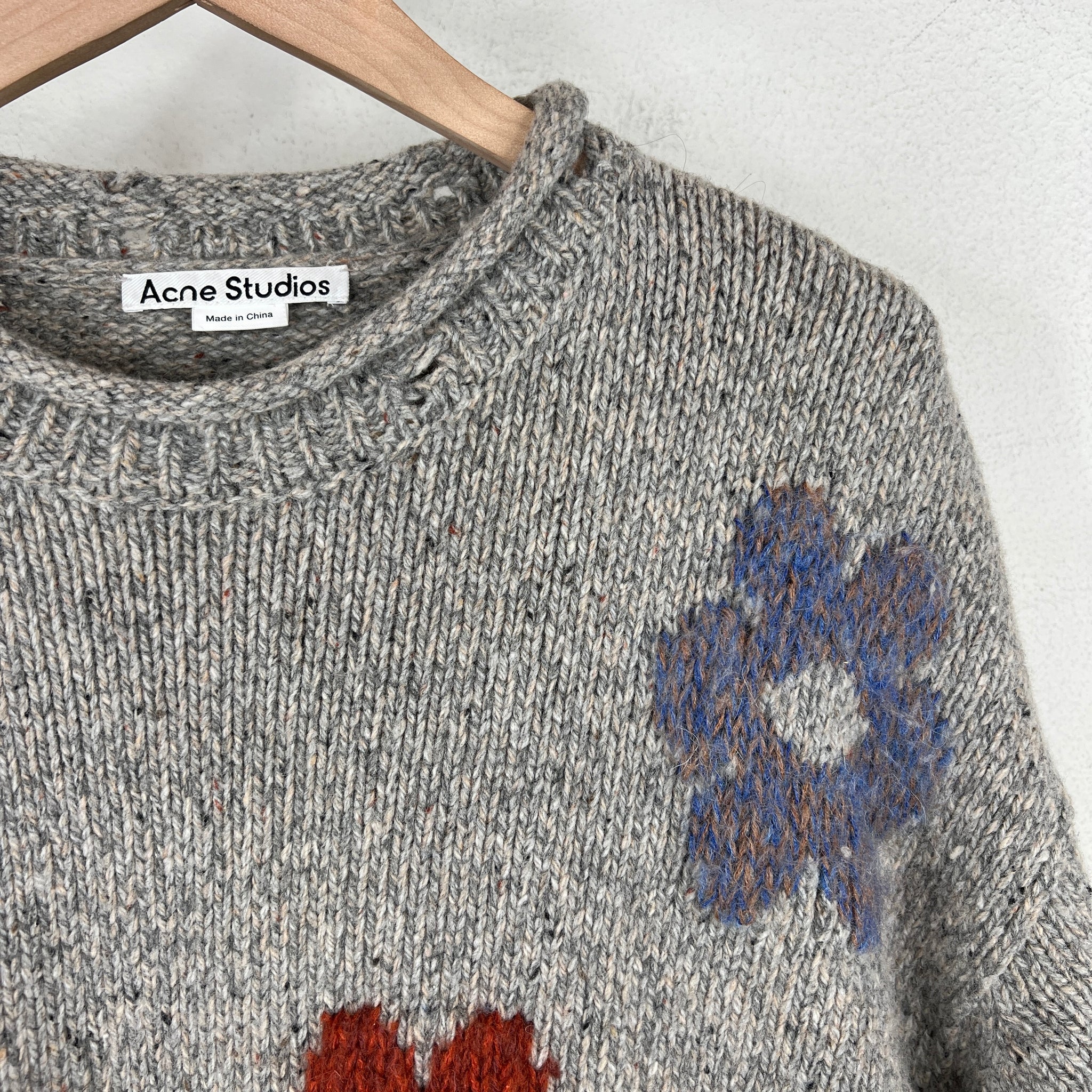 Acne Studios Floral Knit Sweater