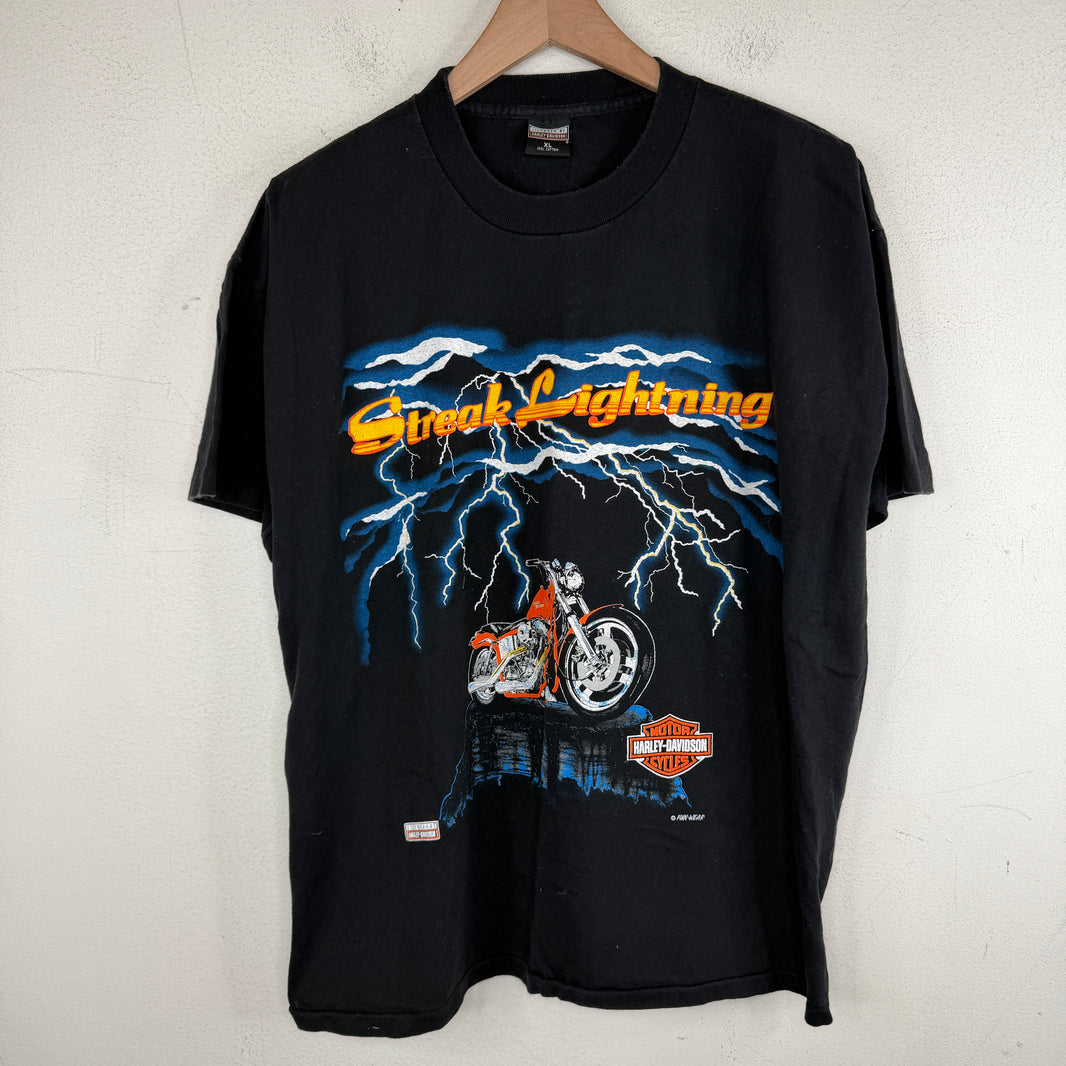 Vintage Harley Davidson Streak Lightning T-Shirt