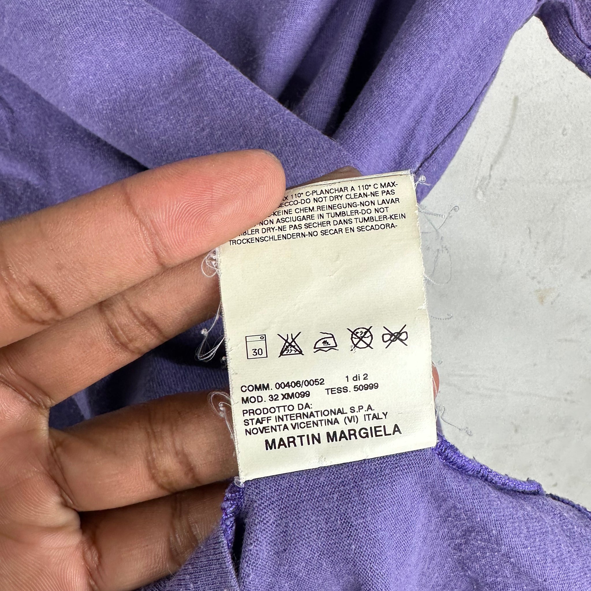 Margiela Purple AIDS Awareness T-shirt
