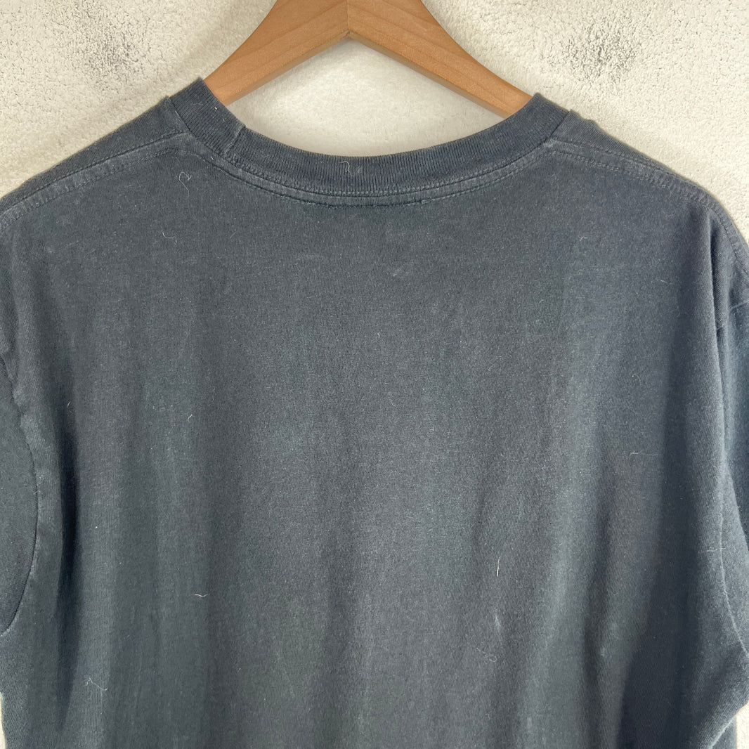 Supreme Black Burberry Box Logo T-Shirt