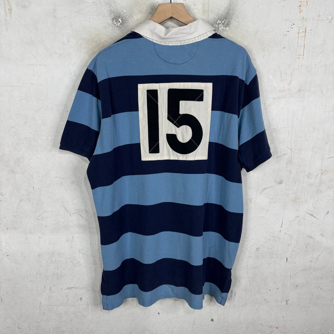 Ralph Lauren Big Pony Crest Blue Striped Polo
