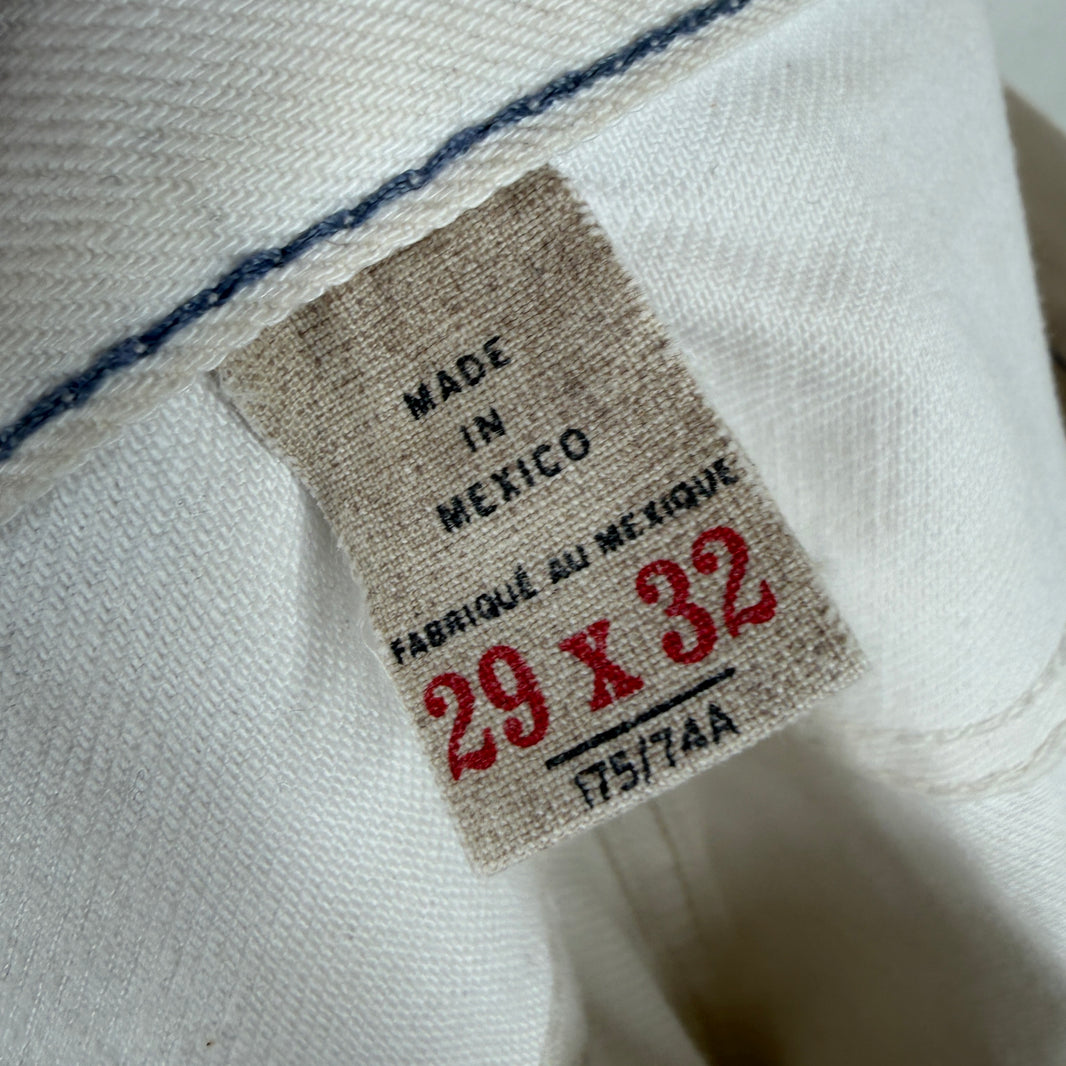 RRL White Slim Jeans