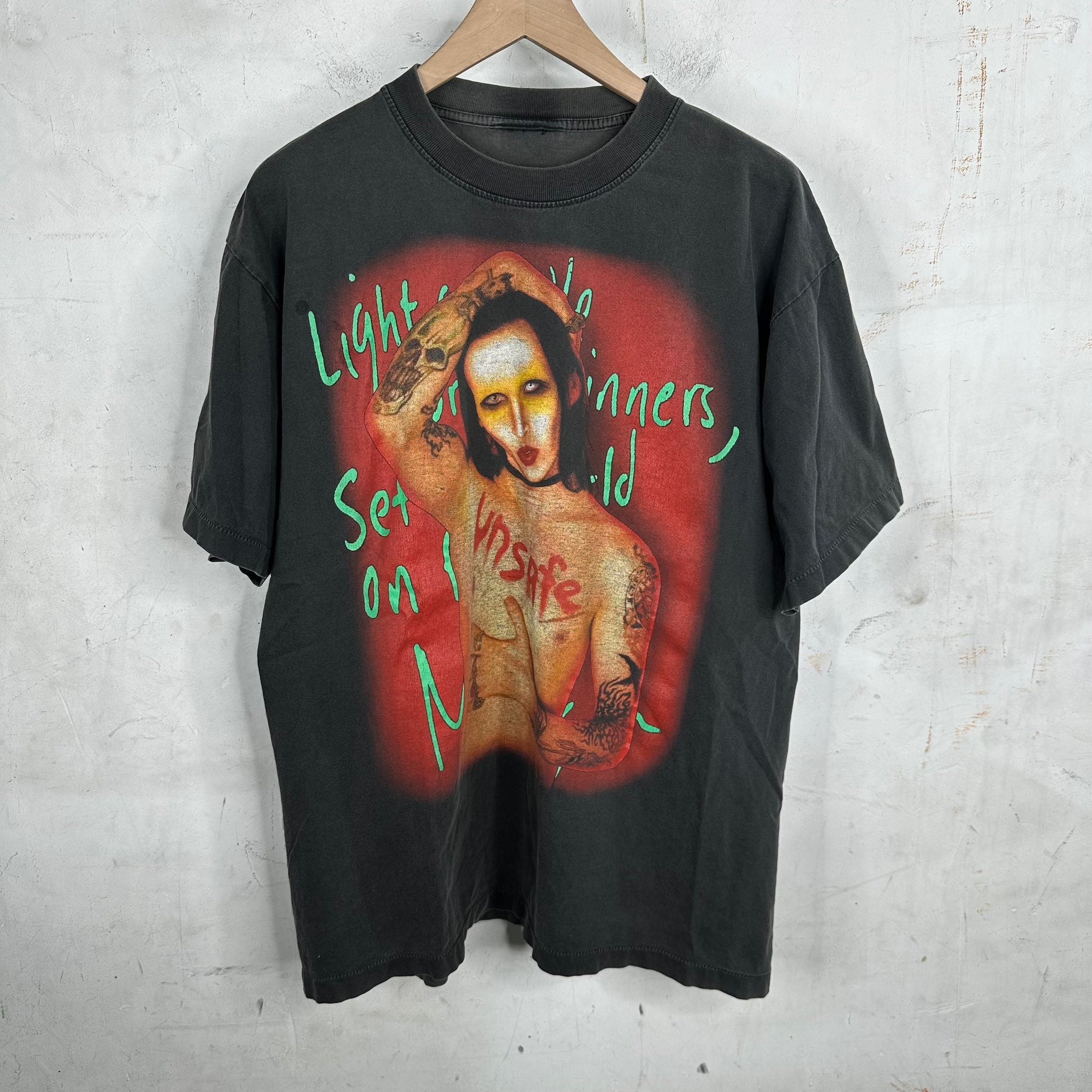 Vintage Manson Unsafe T-shirt