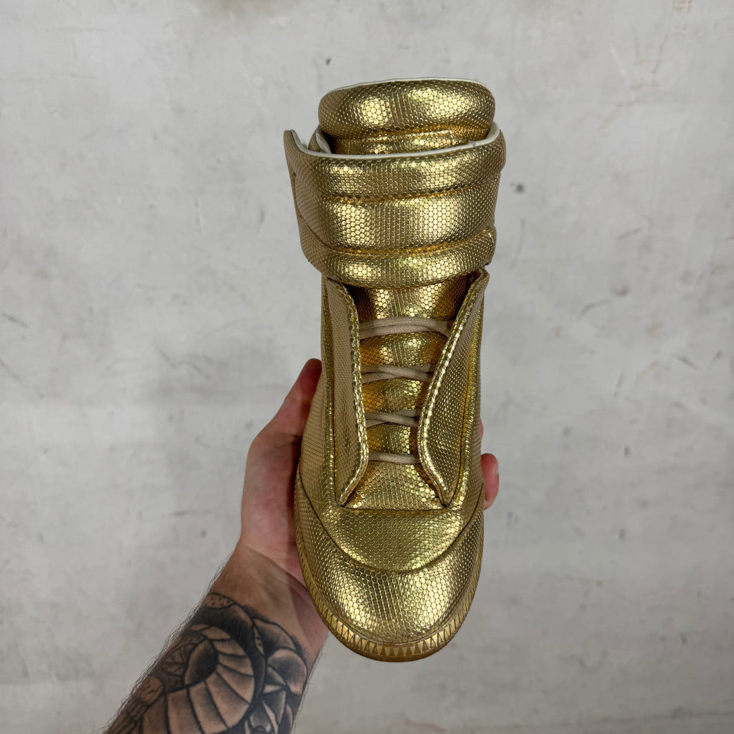 Margiela Gold Patterned Future Highs
