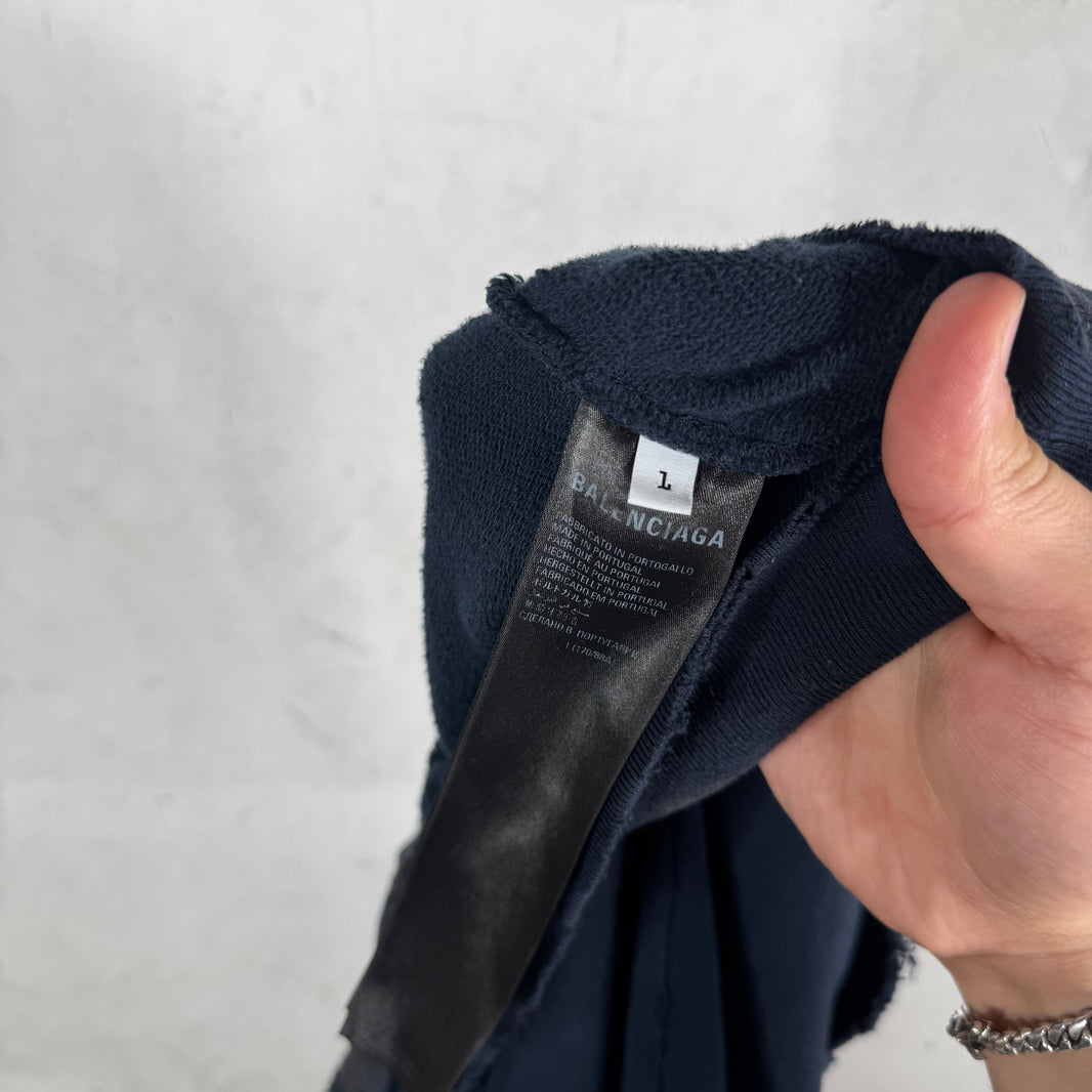 Balenciaga Mudded Polo Hoodie