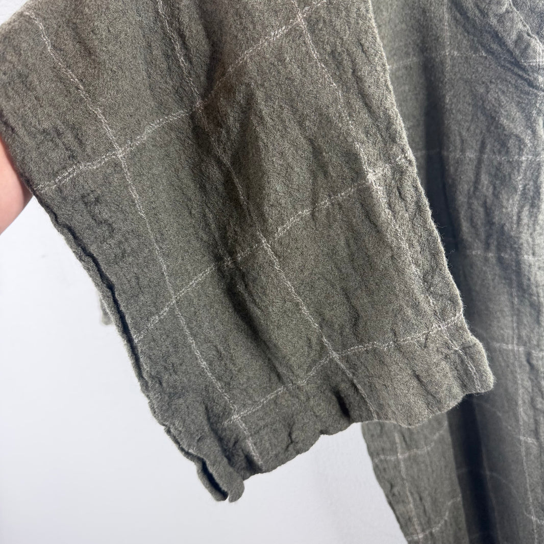 CDG Shirt Wool Flannel Trousers