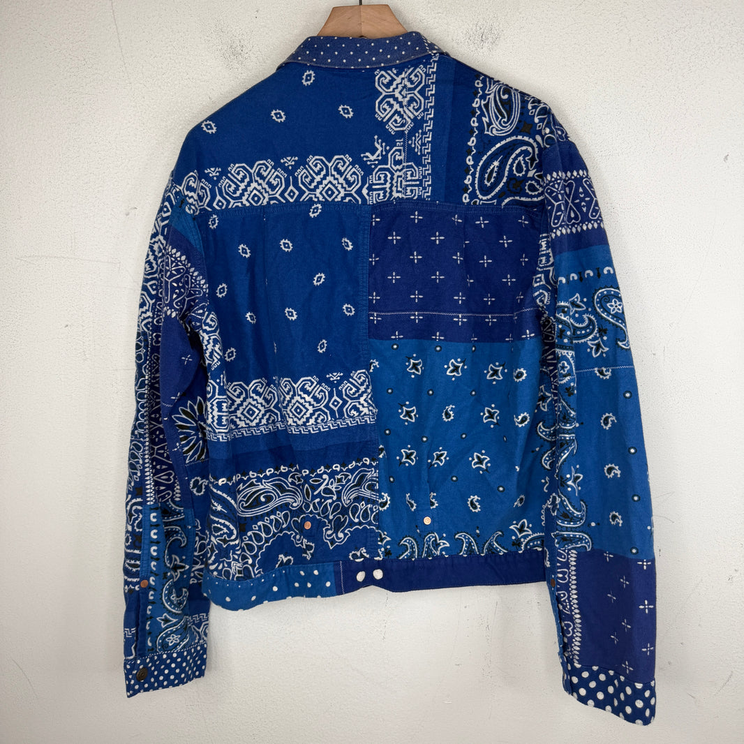 Kapital Blue Paisley Reversible Shirt
