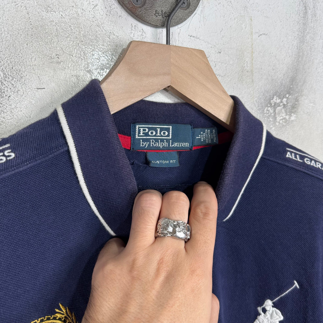 Ralph Lauren Navy USA Racing Polo