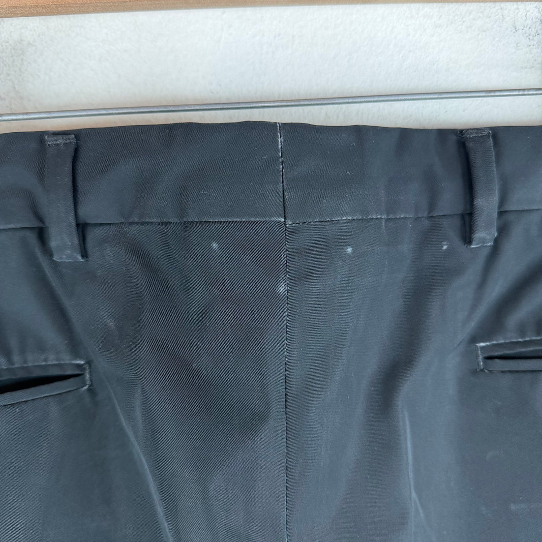 Prada Poly Blend Black Trousers