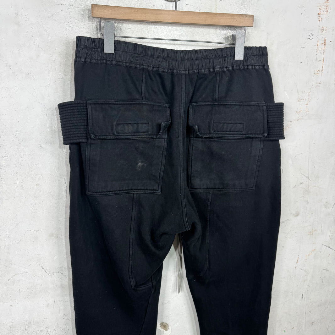 DRKSHDW Black Creatch Cargo Sweats
