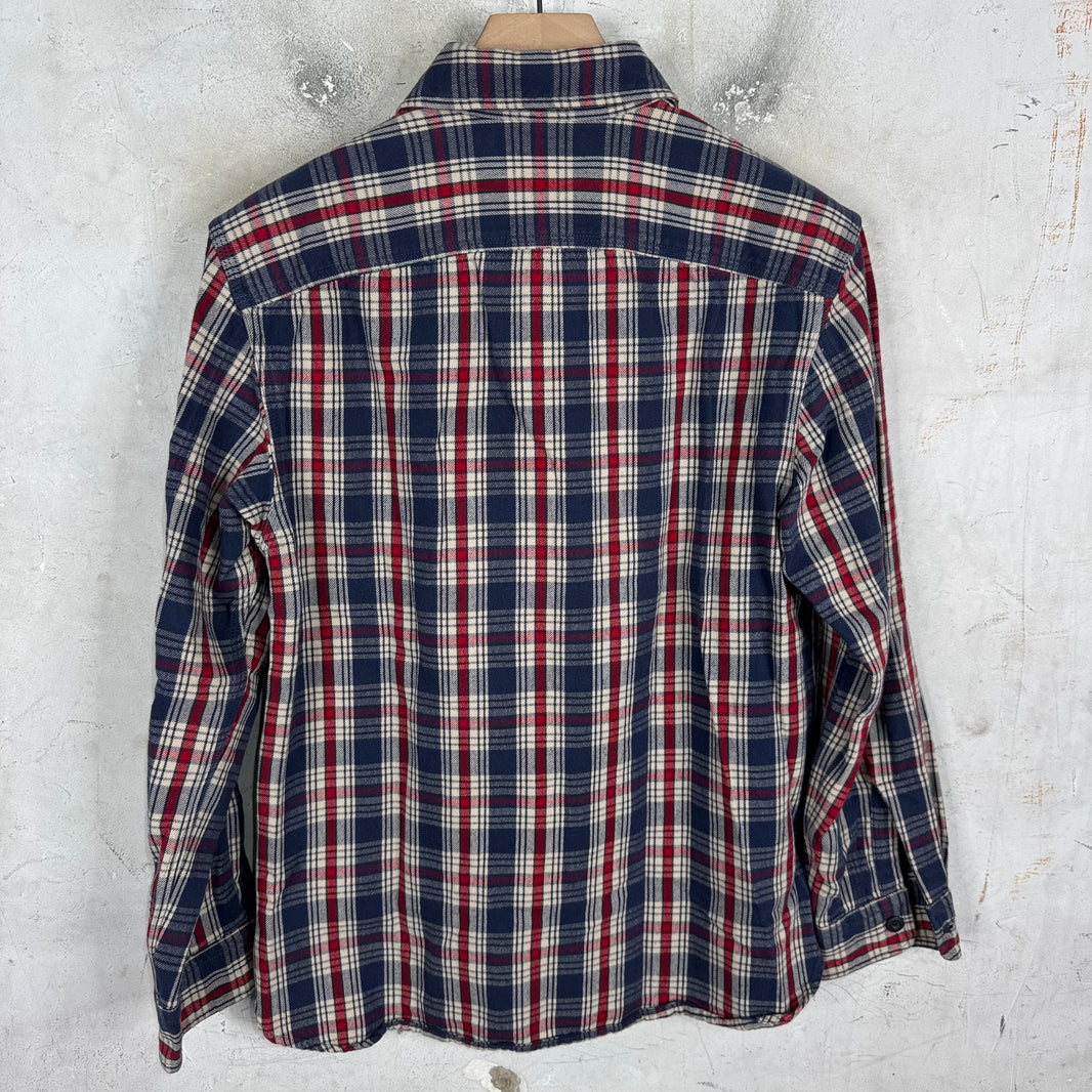 RRL Navy/Red Plaid Flannel