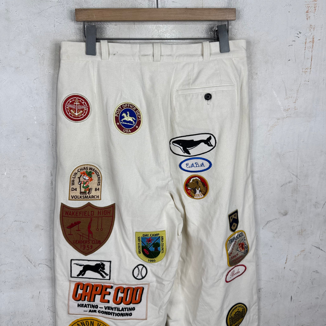 Bode Cambridge Patch Trousers