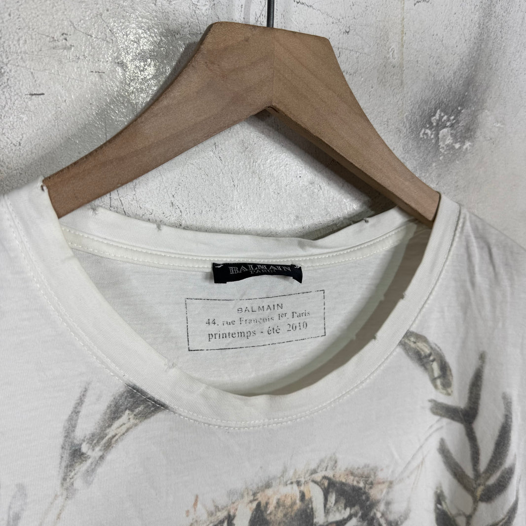 Balmain Decarnin Era Tiger T-Shirt