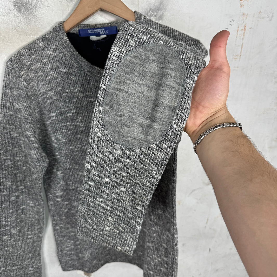 Junya Watanabe Speckled Ribbed Knit Sweater