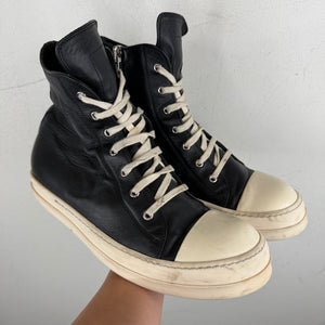 Rick Owens Leather Ramone Sneakers
