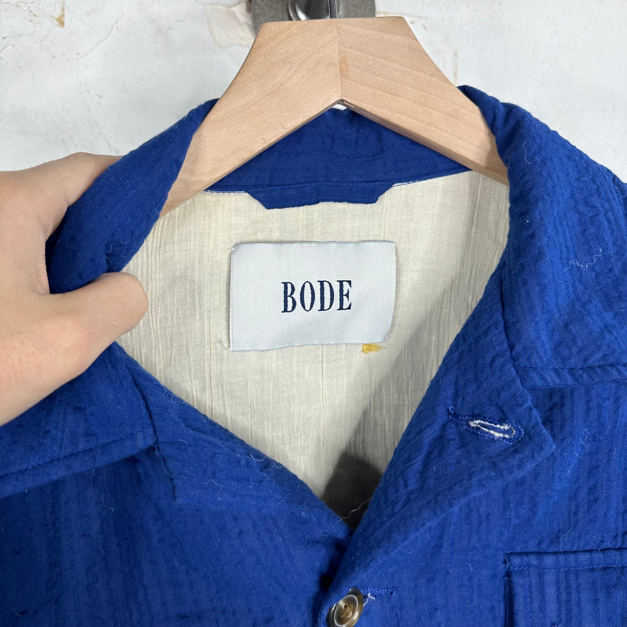 Bode Cotton Dotted Work Jacket