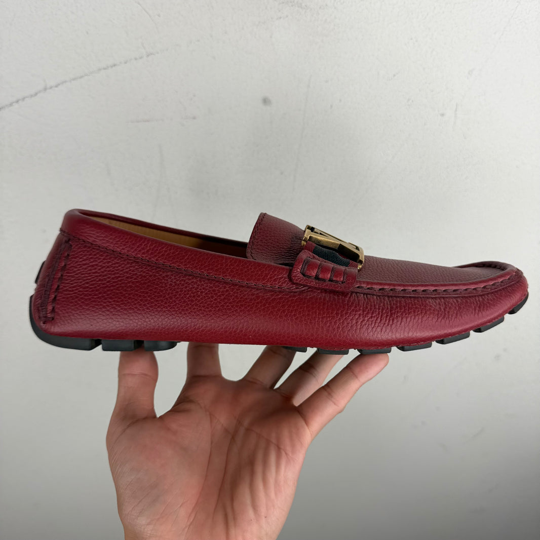 Louis Vuitton Red Driving Shoes