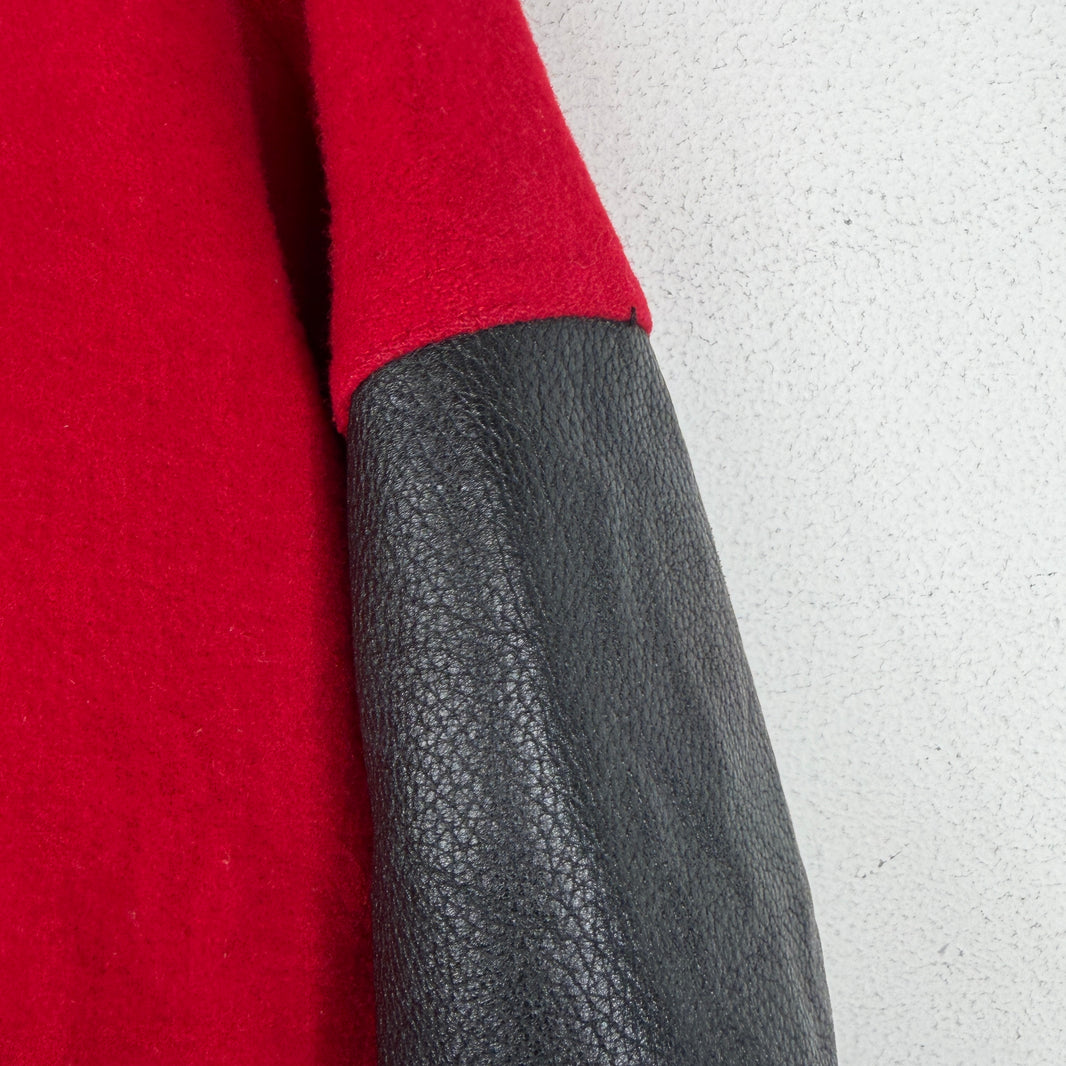 Issey Miyake Red IS Varsity Jacket