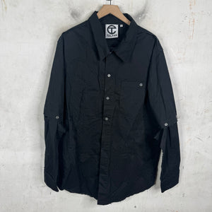 Telfar Detachable Sleeve Button Up Shirt