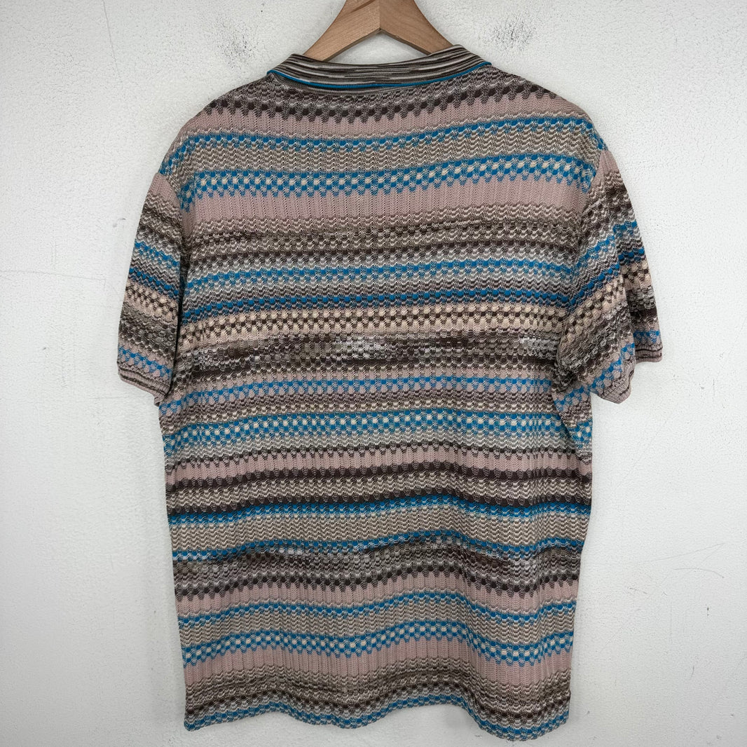 Missoni Multicolor Knit Polo T-Shirt