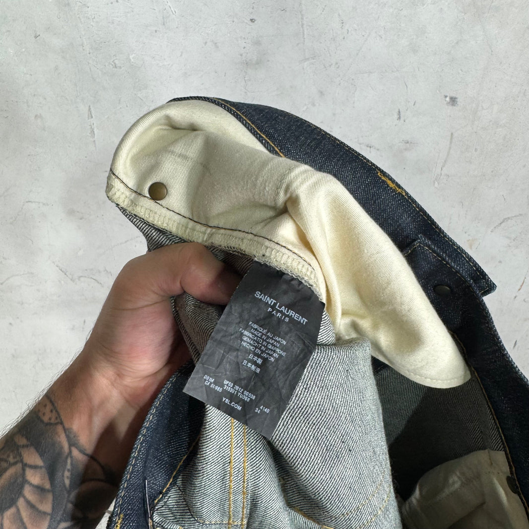 Saint Laurent D01 Raw Denim Jeans