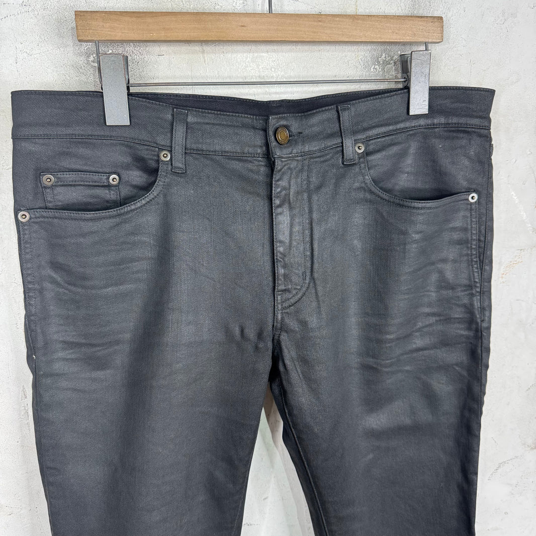 Saint Laurent Waxed D02 Jeans