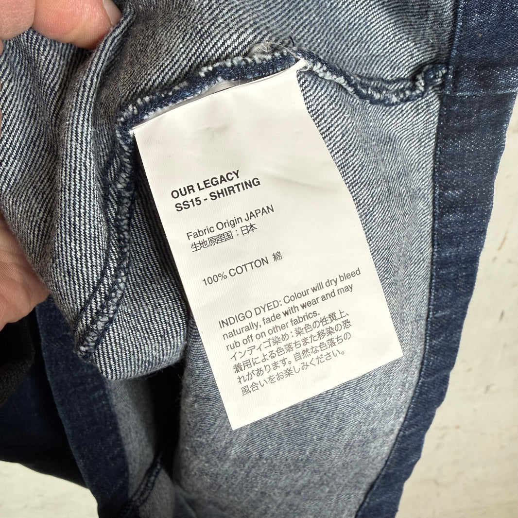 Our Legacy Indigo Dyed Shirting Denim Top