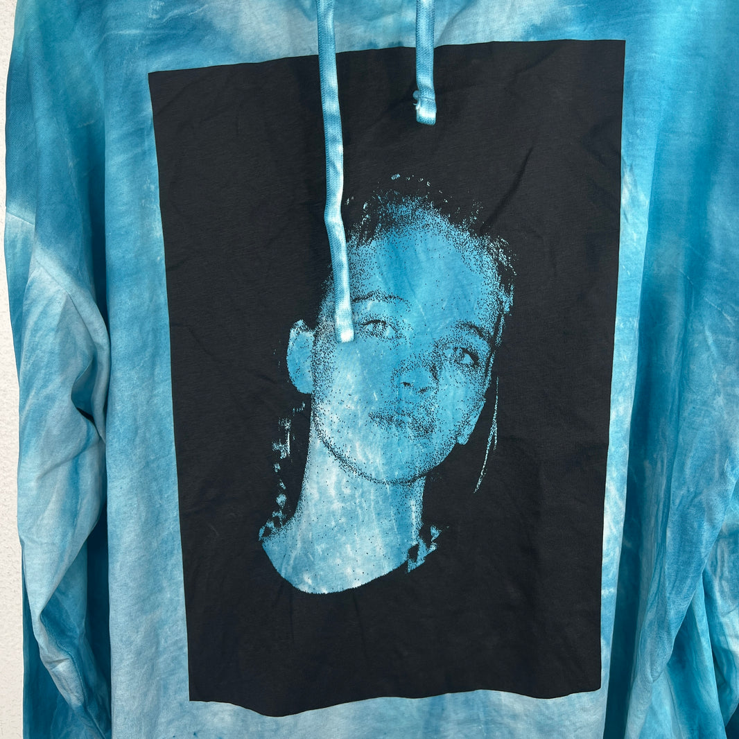 Alyx Blue Dyed Braids Hoodie