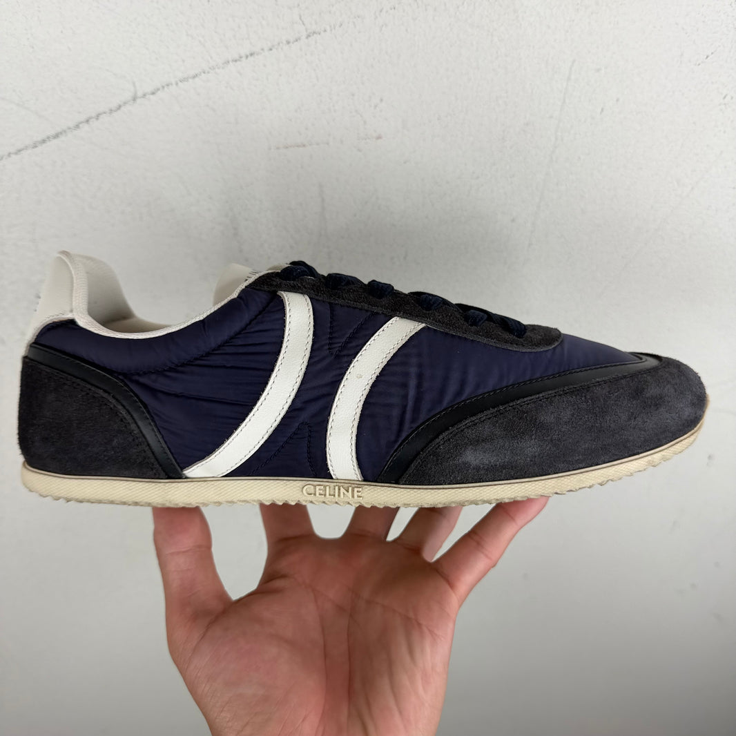 Celine Navy Jogger Low Sneakers