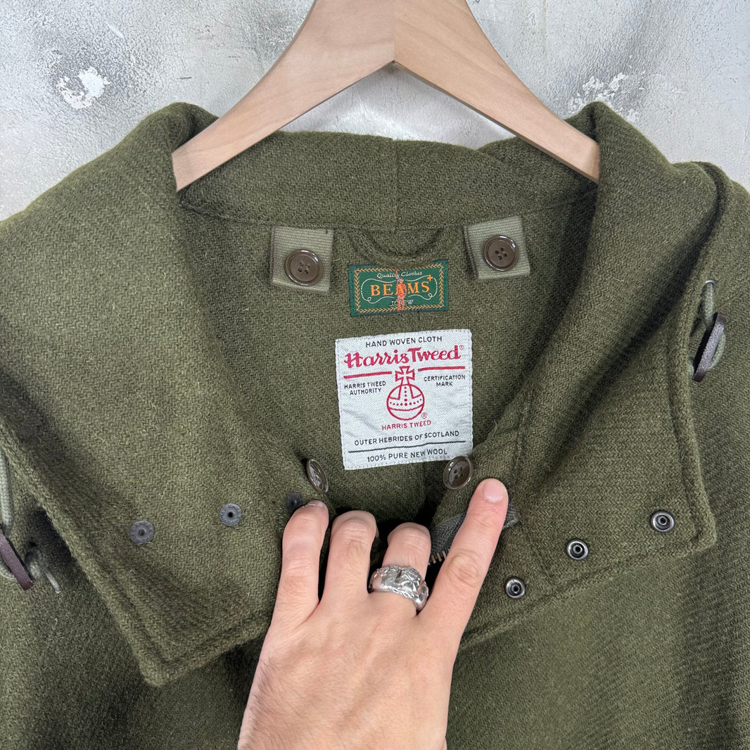 Beams x JCrew Wool Tweed Fishtail Parka