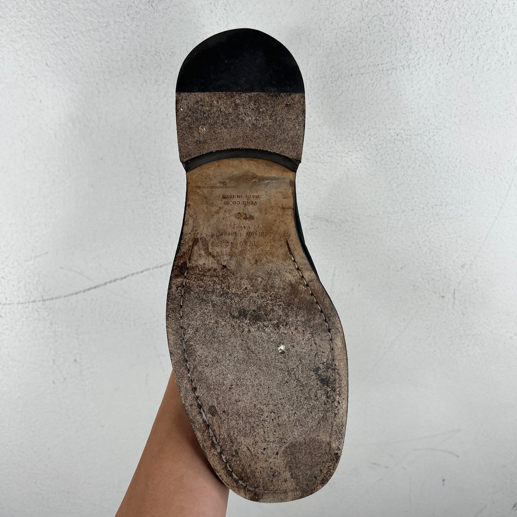 Margiela Black Chain Loafers