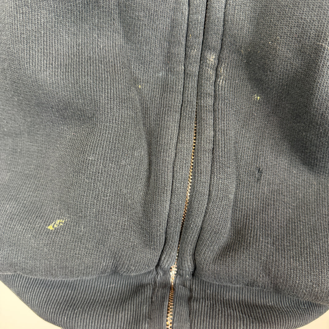 Balenciaga Heavy Thick Zip-Up Hoodie