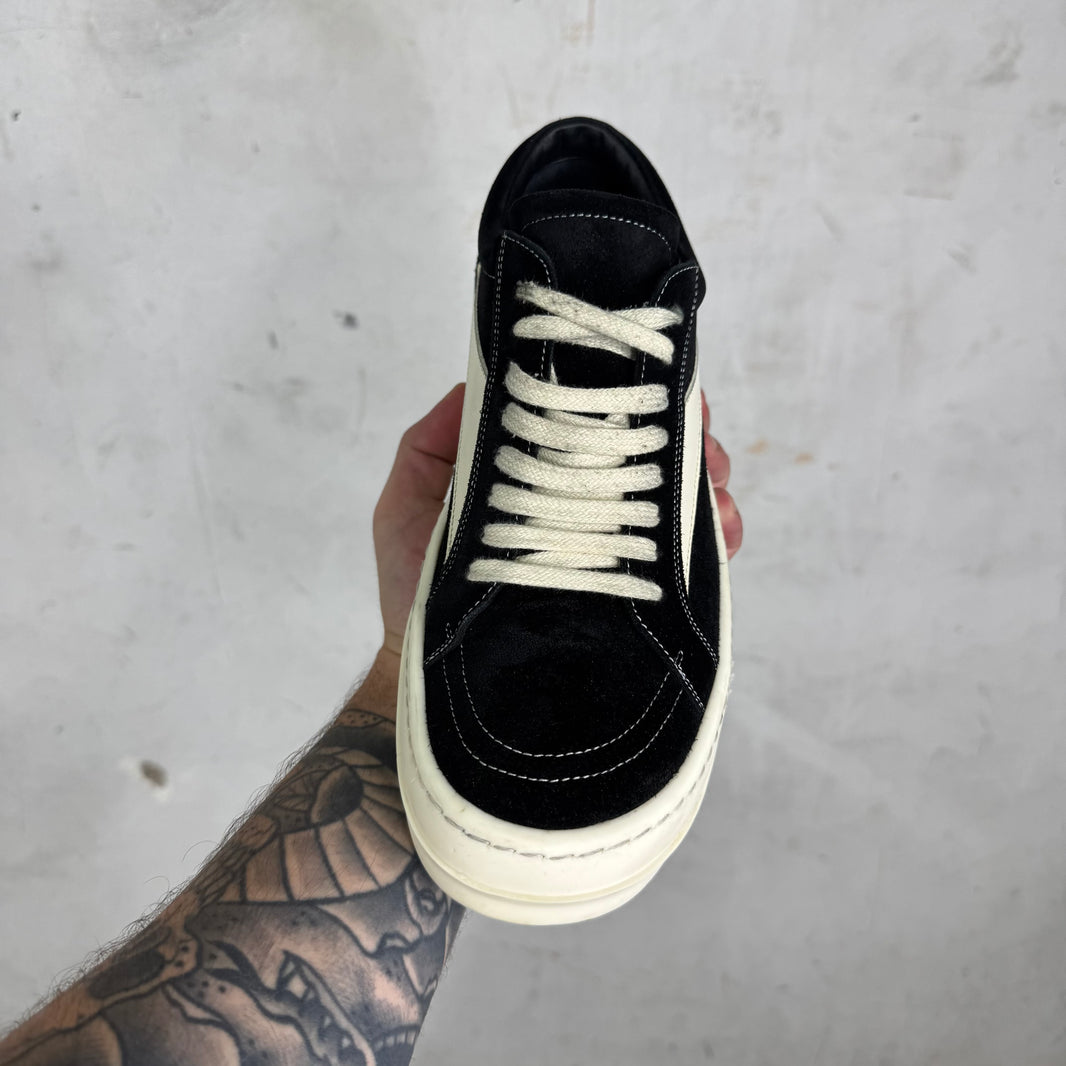 Rick Owens Black Suede Vans