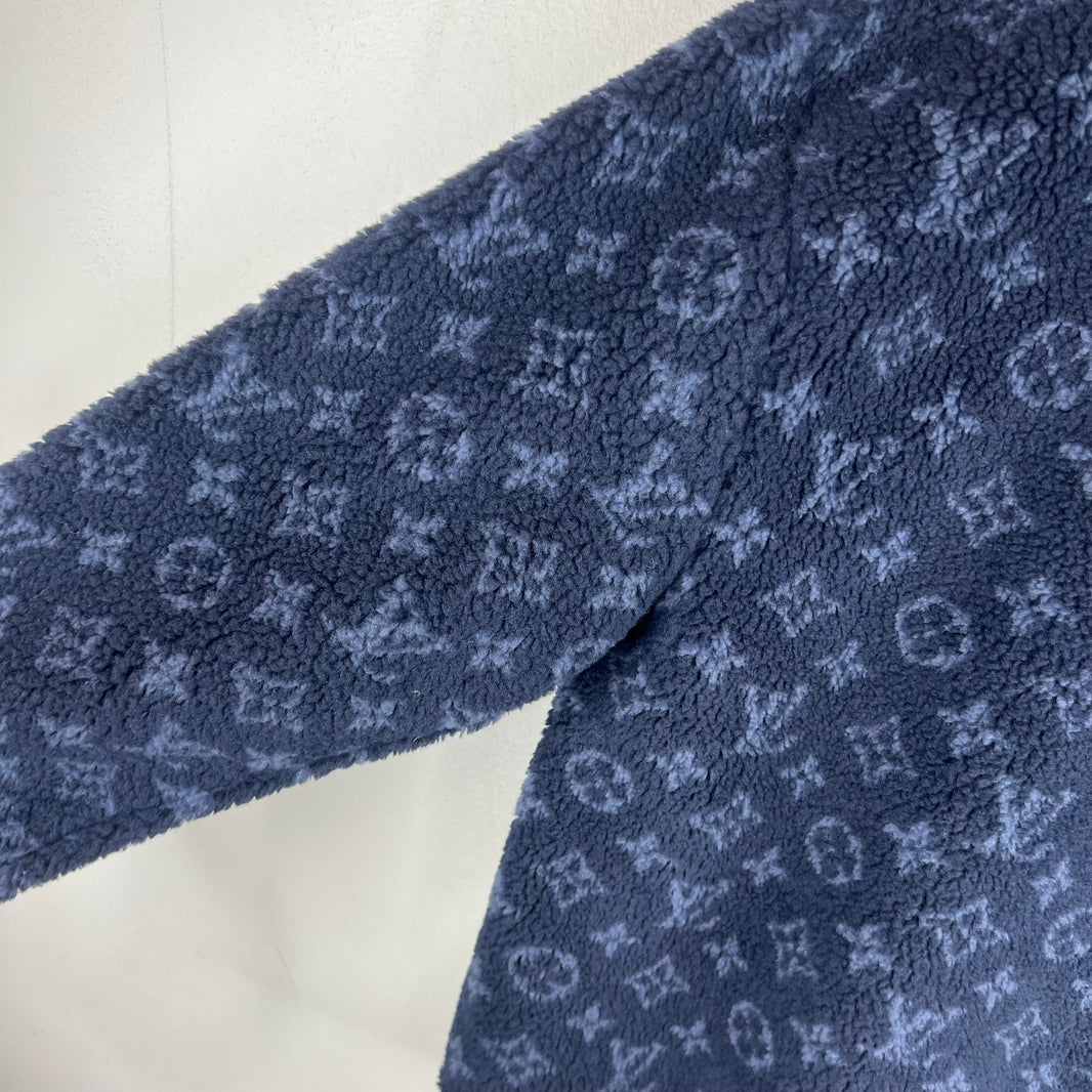 Louis Vuitton Monogram Fleece Zip Jacket