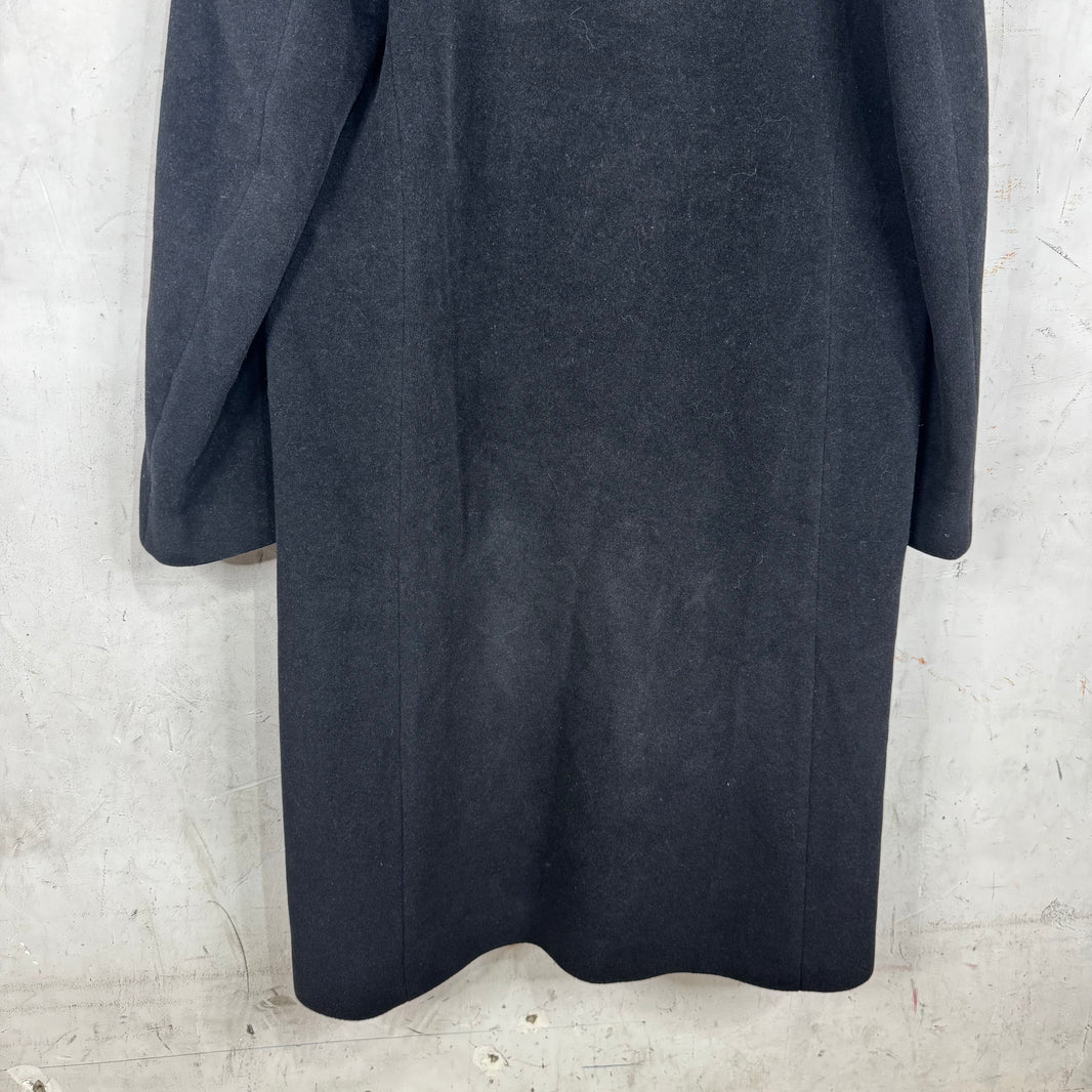 Balenciaga Wool Alpaca Floor Trench Coat