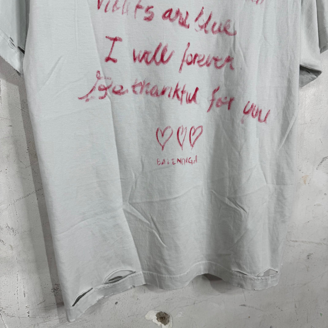Balenciaga Happy Valentine T-Shirt
