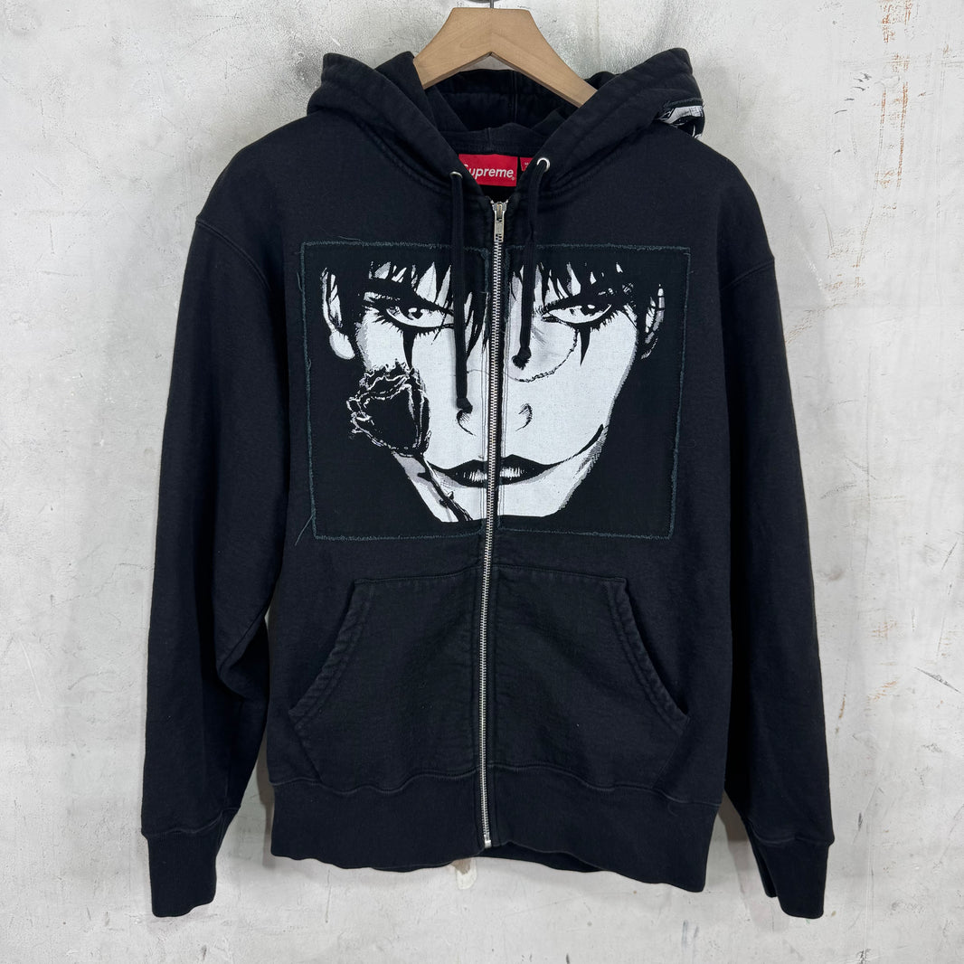 Supreme The Crow Patchwork Zip Up Hoodie