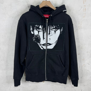 Supreme The Crow Patchwork Zip Up Hoodie