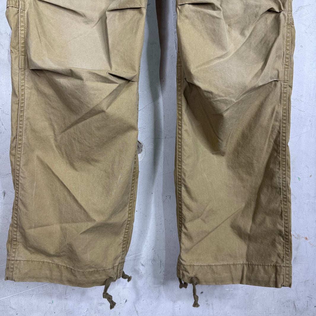 RRL Heavy Tan Zippered Cargos