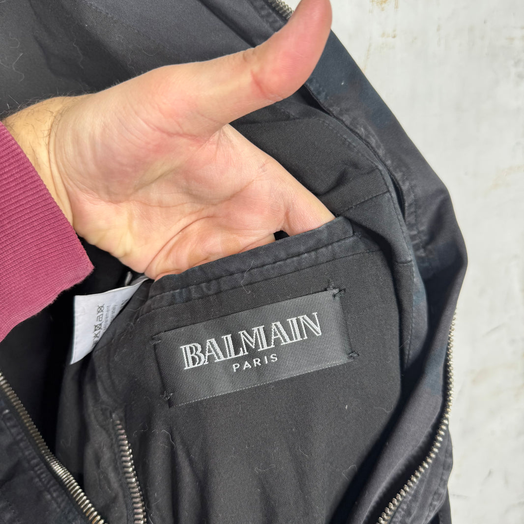 Balmain Fatigue Camo Military Parka