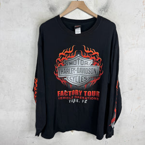 Vintage Harley Flame Crest L/S T-Shirt