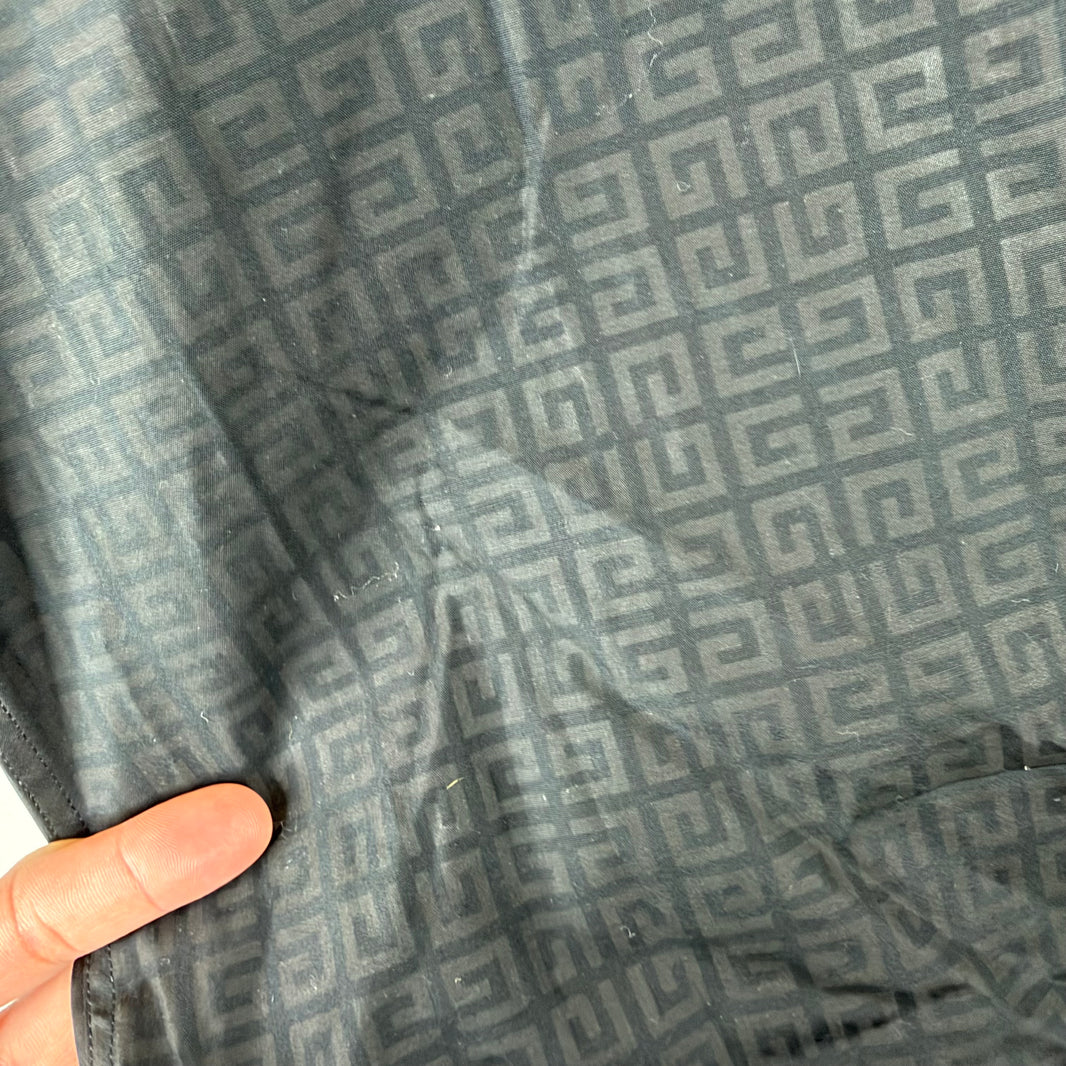 Givenchy Monogram S/S Zip Shirt