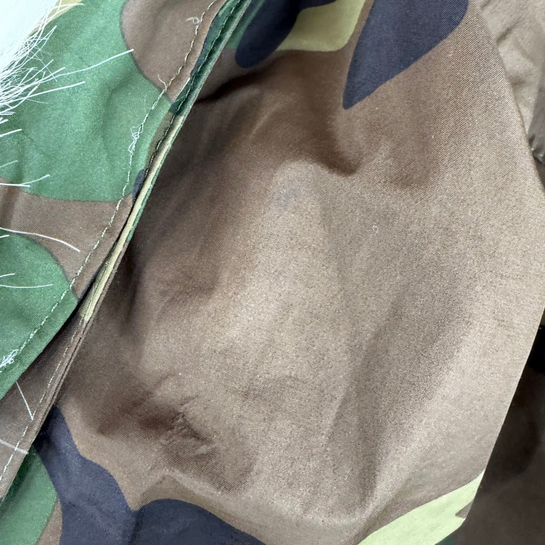Supreme Fur Hood Camo Arabic Logo Shell Jacket