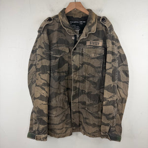Stussy Corduroy Camo Zip Up Field Jacket