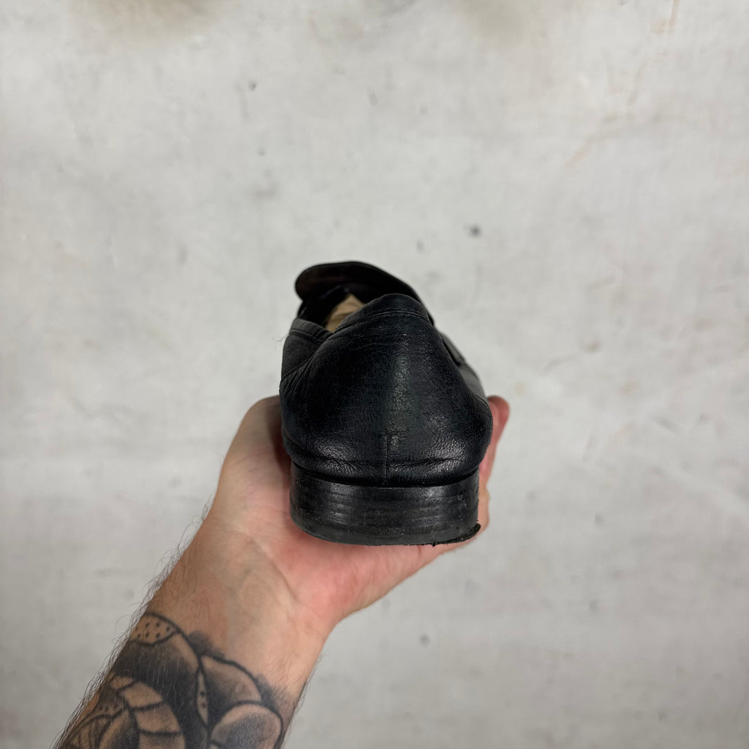 The Row Scrunched Leather Loafers